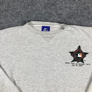 Starter Sweatshirt Mens Size XL Gray Baltimore Orioles 1993 All Star Game MLB